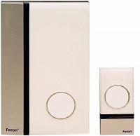 Купить Звонок дверной беспроводной Feron W-628 Электрический 32 мелодии белый серебро с питанием от батареек