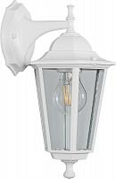 Купить Светильник садово-парковый Feron 6202 шестигранный на стену вниз 100W E27 230V, белый