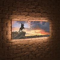 Купить Лайтбокс панорамный Медный всадник 45x135-p031
