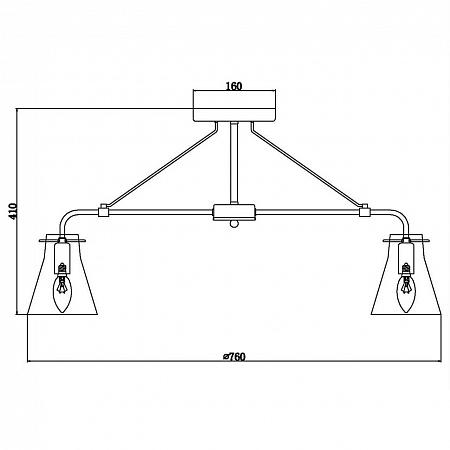 Купить Потолочная люстра Vele Luce Fedele VL1365L08