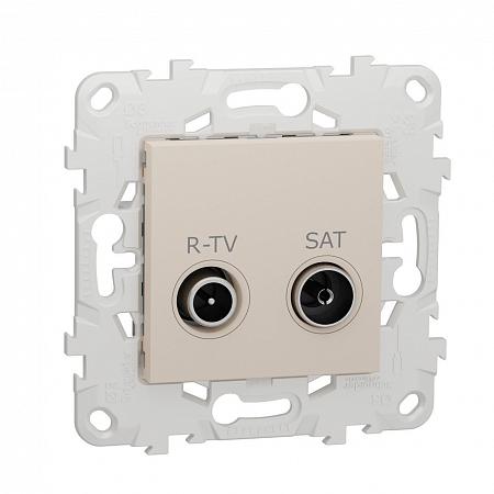 Купить Розетка R-TV/SAT одиночная Schneider Electric Unica New NU545444