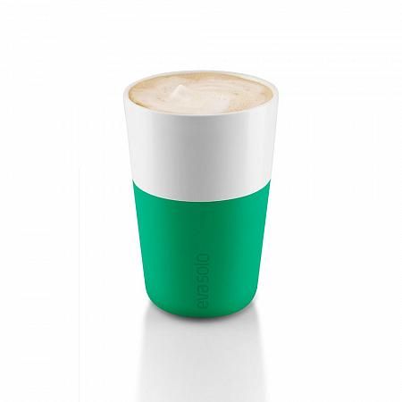 Купить Набор чашек latte 360 мл ярко-зеленый/белый