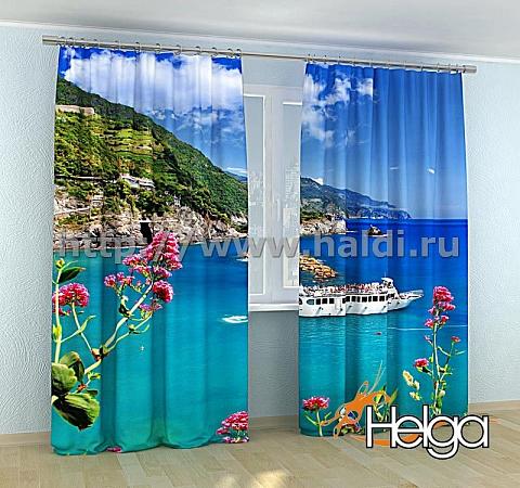 Купить Итальянские выходные арт.ТФА2744 (145х275-2шт) фотошторы (штора Оксфорд ТФА)