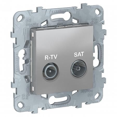 Купить Розетка R-TV/SAT одиночная Schneider Electric Unica New NU545430