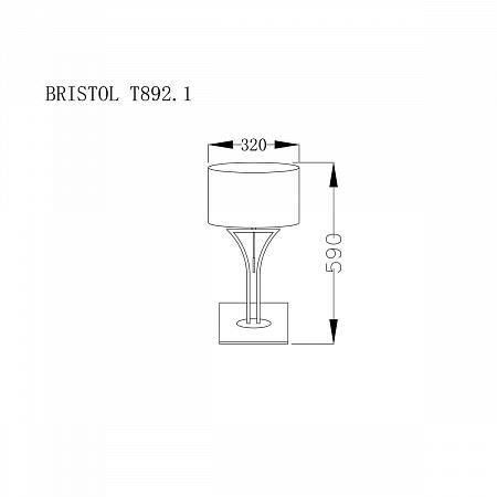 Купить Настольная лампа Lucia Tucci Bristol T892.1