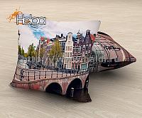 Купить Канал в Амстердаме арт.ТФП3166 (45х45-1шт) фотоподушка (подушка Оксфорд ТФП)