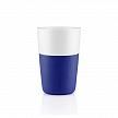 Купить Набор чашек latte 360 мл синий/белый