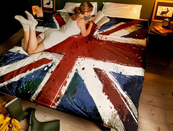 Купить Постельное белье ЕВРО Британский флаг